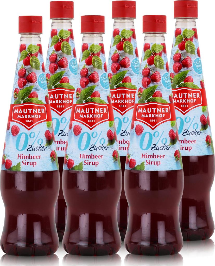Mautner Getränkesirup Himbeere 0% Zucker 0,7L - Softdrink Produktbild 