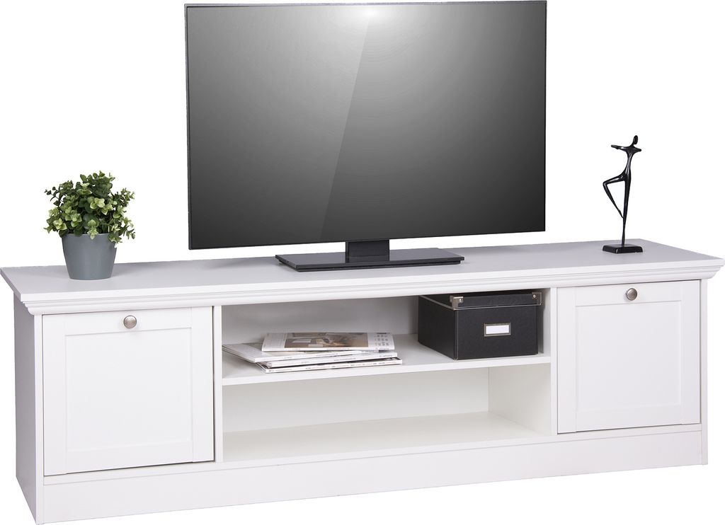 TV-Lowboard Unterschrank Fernsehtisch Sideboard HiFi Produktbild 2
