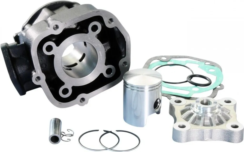 Kit cylindre Polini 50cc fonte pour moteur Derbi D50B0 Senda GPR RS SX