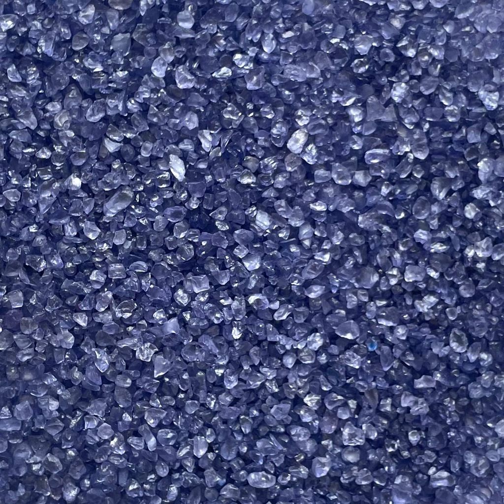 GLASNUGGETS 2-4mm. Kleine Glassteine. 5kg. VIOLETT