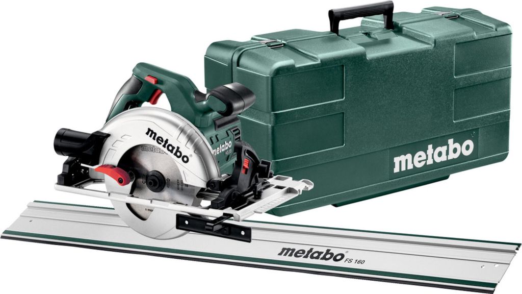 Scie circulaire KS 55 FS - METABO - avec rail FS160 et Image du produit 