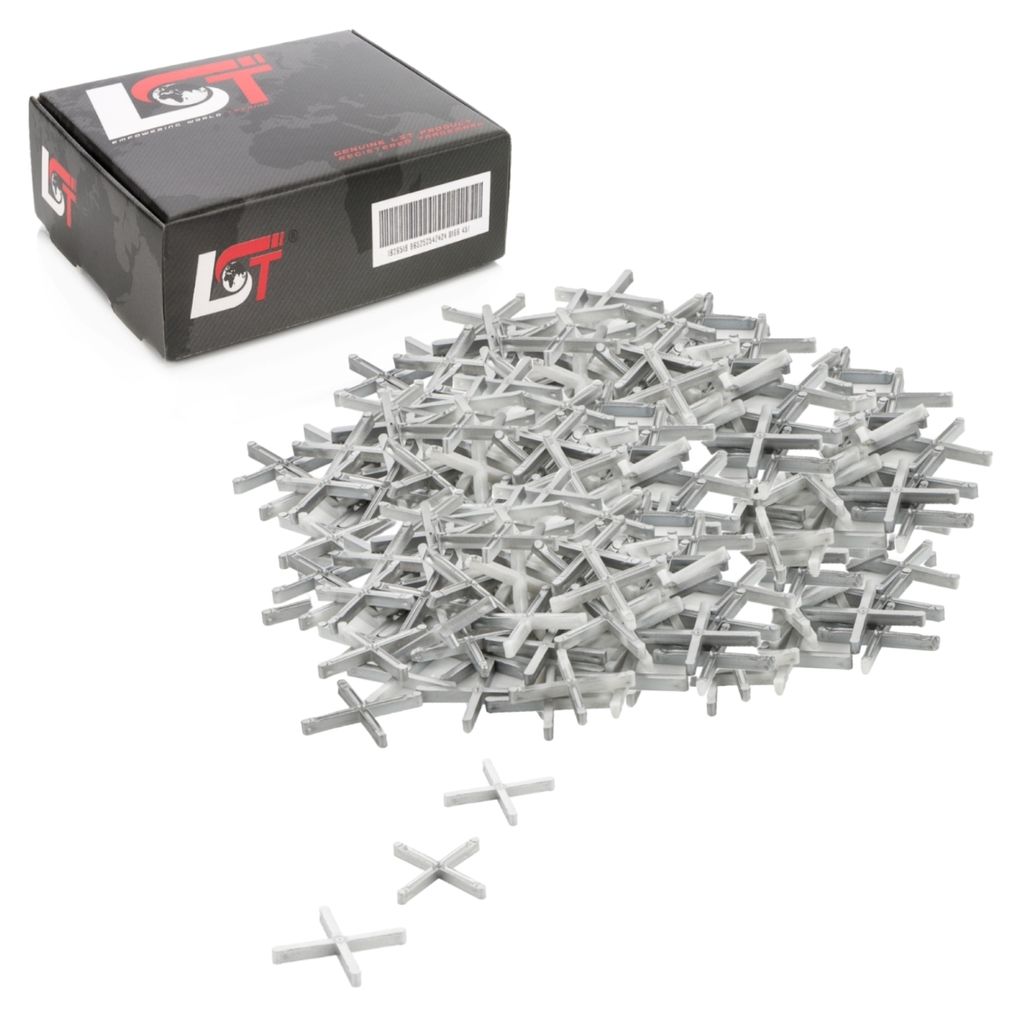 500x Fliesenkreuze Fugenkreuze 2 mm Kunststoff Abstandshalter