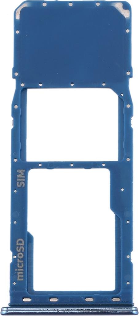 Sim Karten Halter für Samsung Galaxy A20 A30 A50 Blau Card Tray Micro SD Ersatz