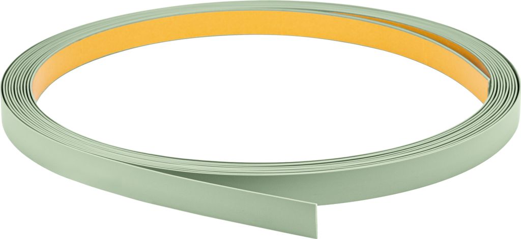 QUEST Plochá tyč z tuhého PVC 1x20mm, 10m, samolepicí, Obrázek produktu 