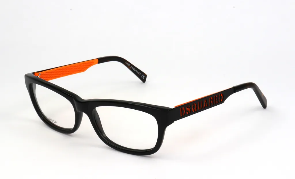 Occhiali Dsquared2 DQ5095 001 - Montatura Rettangolare Luxury Black