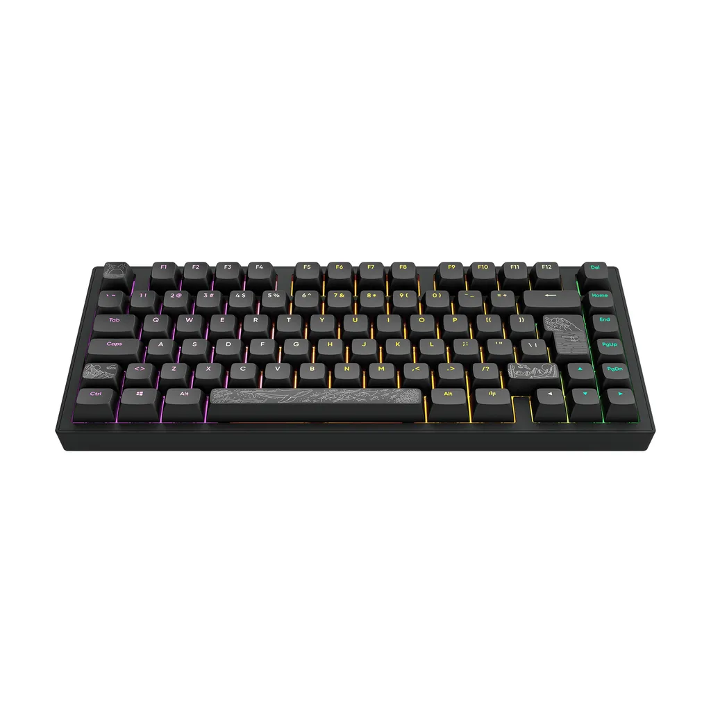 Clavier Mécanique Gamer Dark Project ALU Terra Nostra Noir ISO Europe