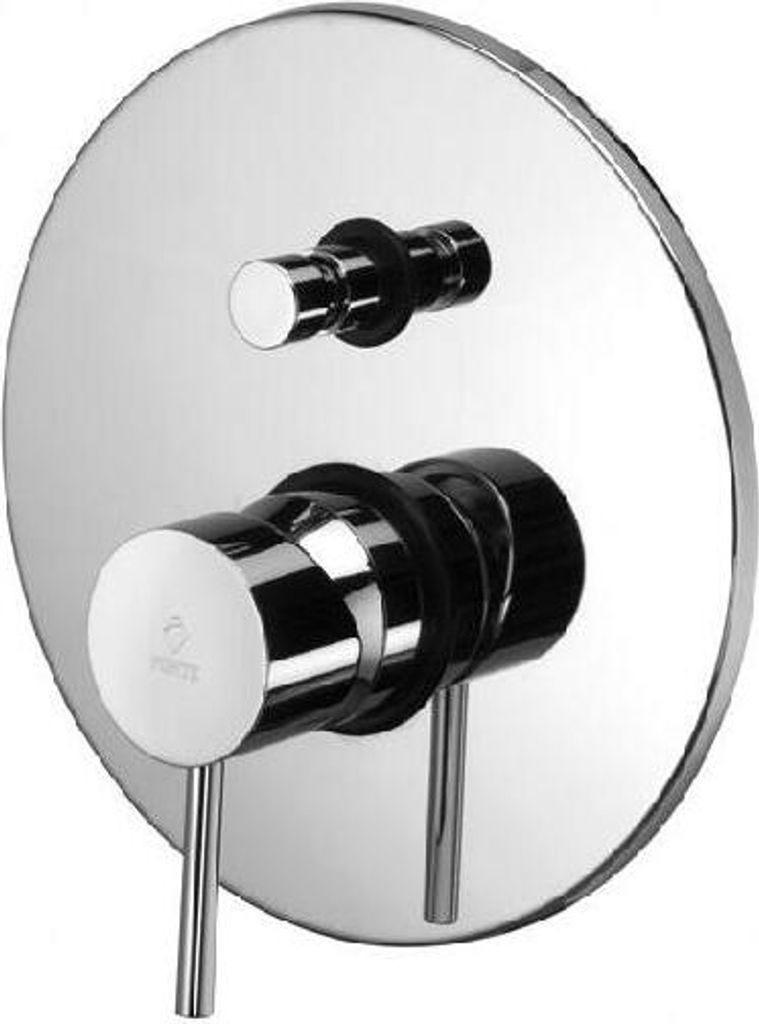 Paffoni Light - Duscharmatur - Unterputz, mit Umsteller und Einbaukörper, chrom LIG015CR
