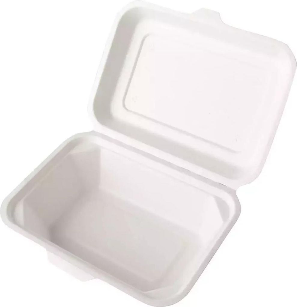 Boîte à menu en canne à sucre, non divisée, 600 ml, 18 x Image du produit 