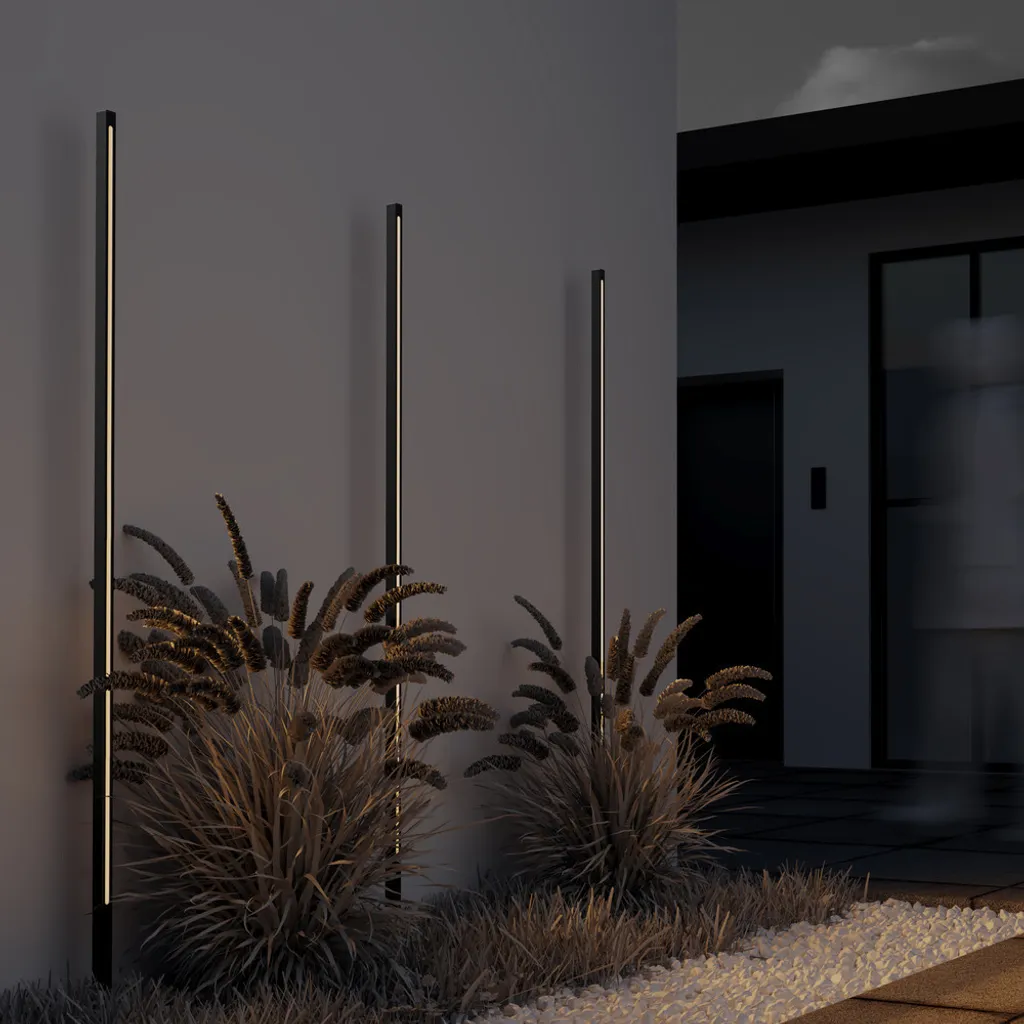 Borne Extérieure LED Étanche Graphite Maytoni Field 12W - Finition Durable - 9