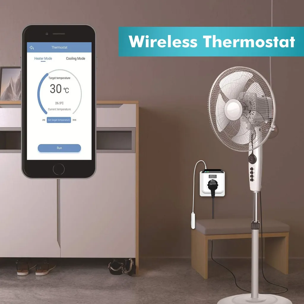Prise intelligente avec thermostat programmable WiFi et commande vocale - 10