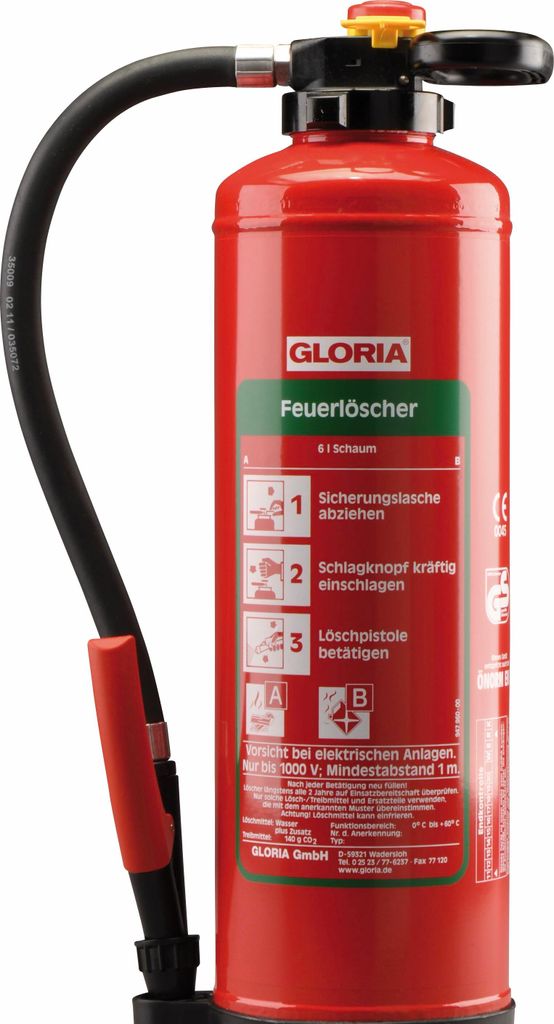 Gloria Schaum-Feuerlöscher SE+ 9 PRO
