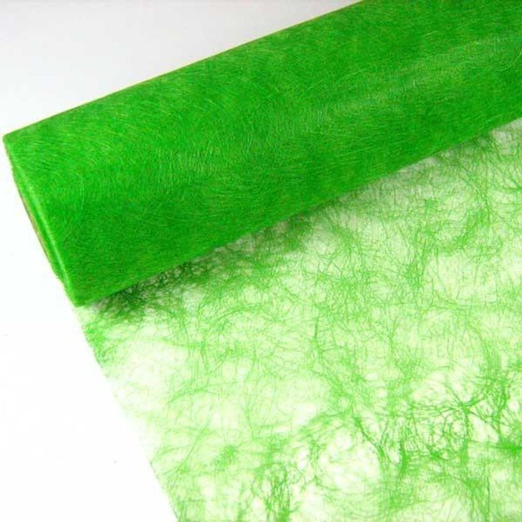 25m Sizoflor Original Tischband Tischläufer 20cm, Farbe:grün