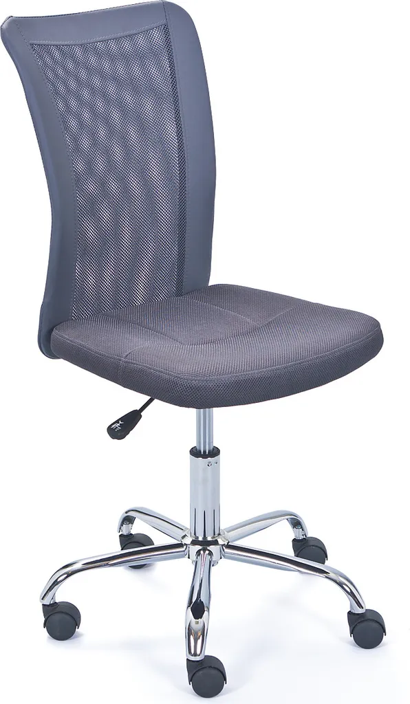 Fauteuil de bureau gris BONNIE : chaise de bureau réglable et design