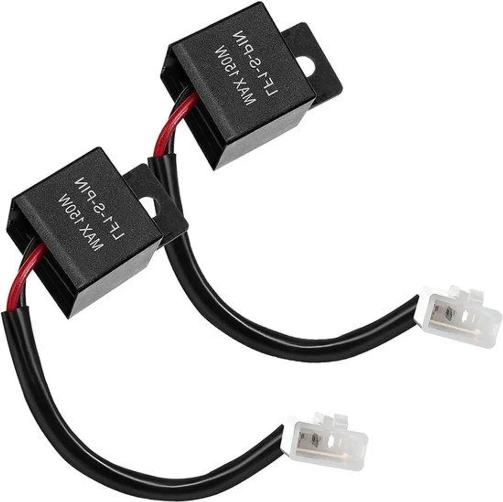 Relais LED moto anti-hyperflash réglable 12V pour clignotants LED