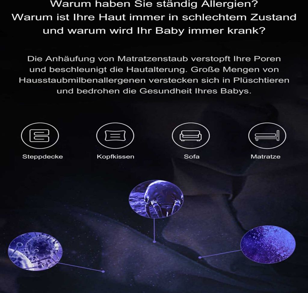 JIMMY JV35 Anti-Milben Staubsauger / Matratzenreiniger Produktbild 14