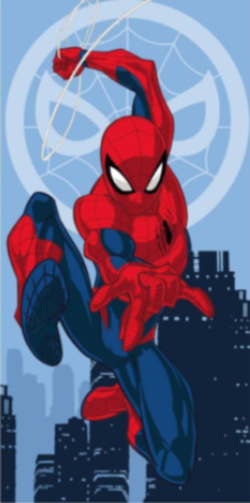 Spiderman Badetuch Shoot 70 x 140 cm - Baumwolle Immagine del prodotto 