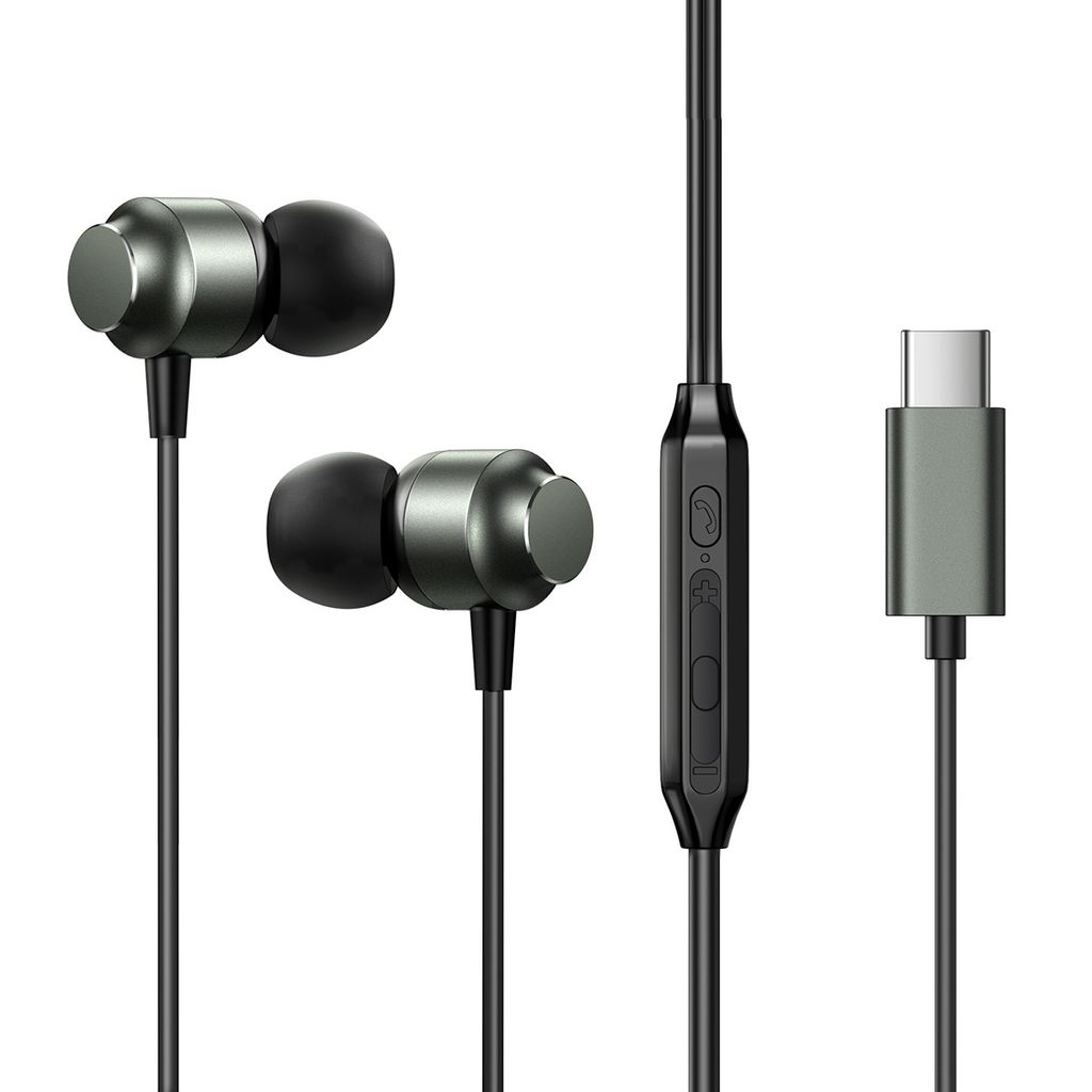 JOYROOM JR-EC06 USB Type C Grey - Wired Headphones, Zdjęcie produktu 