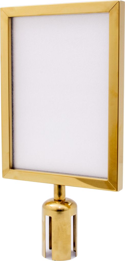 AcMax A4 Schilderhalter gold