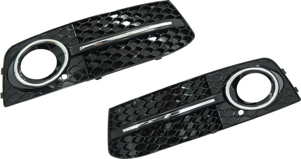 Grilles de Remplacement Pare-chocs pour Audi A4 B8 8K Noir Brillant