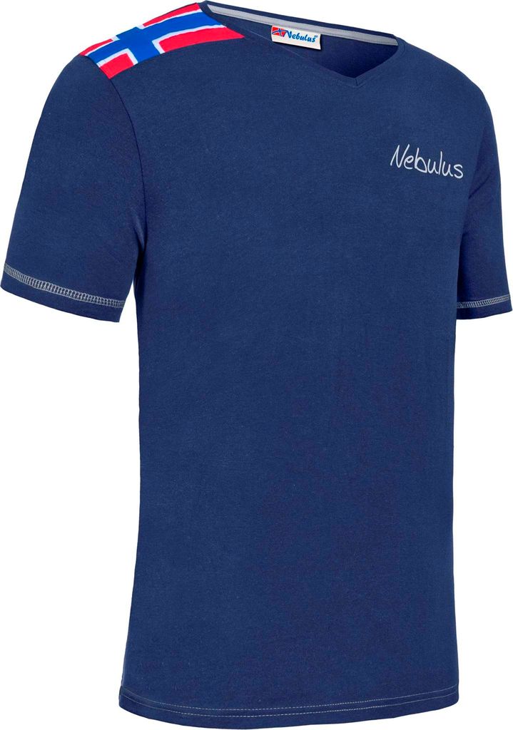 Nebulus T-Shirt READY Herren, Shirt, T-Shirt, V-Ausschnitt, P6853 - Herren, navy-grau, XXL