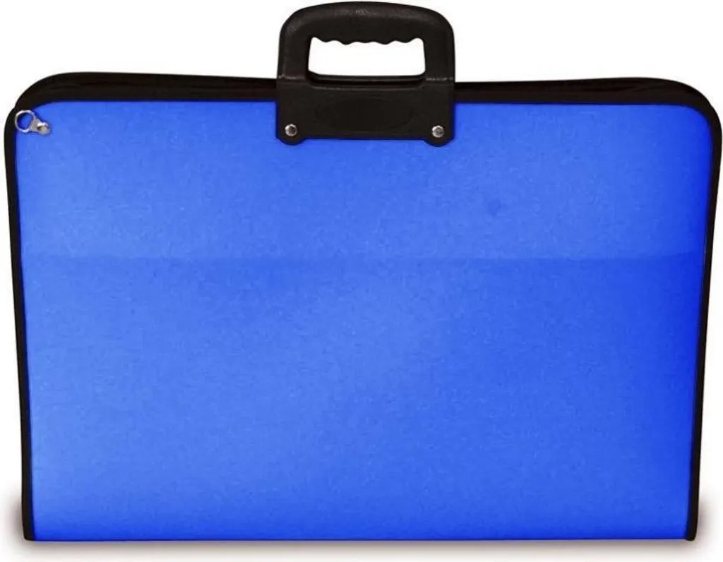 Artcare Custodia A3 Academy Royal In Materiale Sintetico - Blu Reale, Dimensioni 46,5 X 3 X 35,5 Cm, Con Tracolla E Tasca Interna - 4