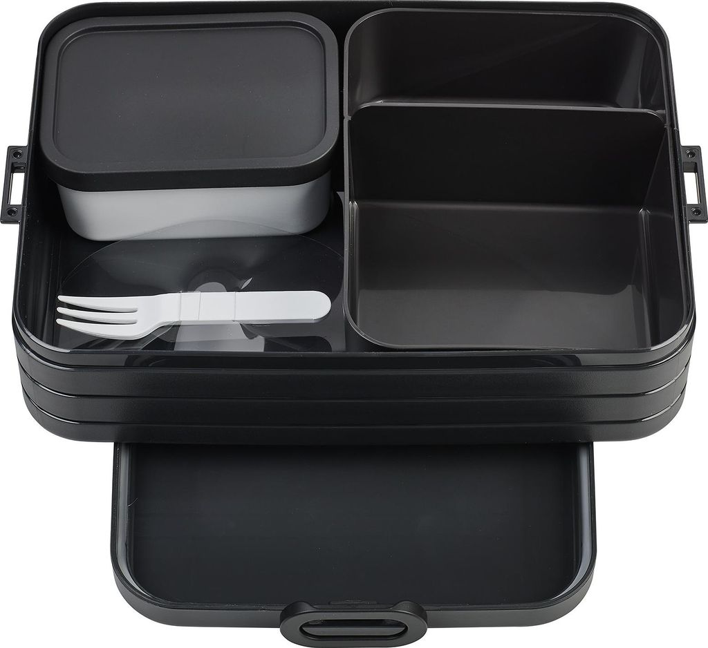 Mepal - Bento Brotdose Large TAB - Brotdose mit Bento Box - Für 2 Sandwiches oder 4 Brotscheiben - Lunchbox für kleine Snacks & Reste - Brotdose ...