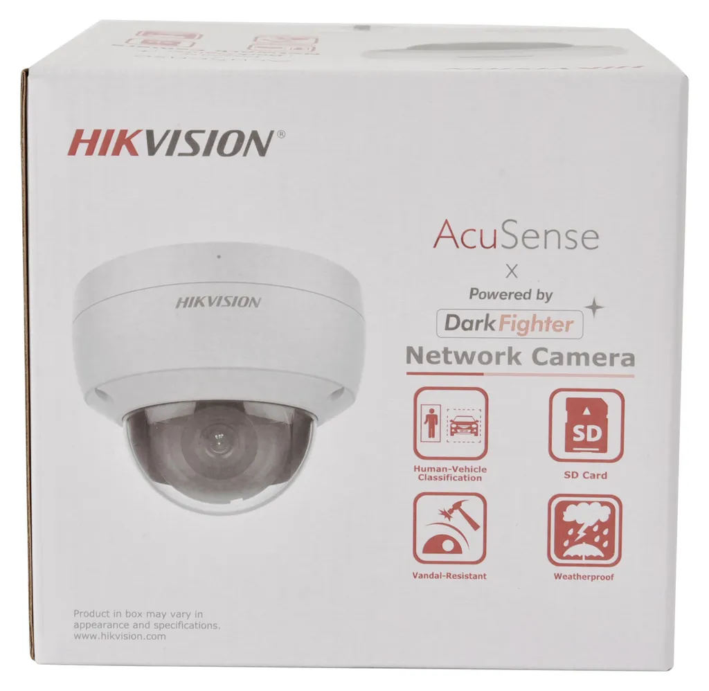 Caméra dôme DS-2CD2186G2-ISU 8MP 2.8mm avec détection intelligente AcuSense