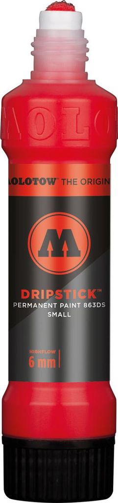 Molotow Dripstick Permanent Paint 863DS 30 ml, verkehrsrot, Squeeze Bottle