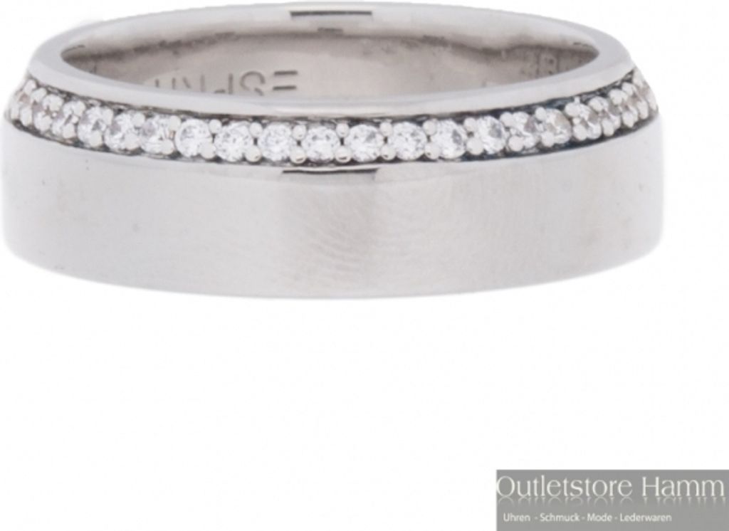 ESPRIT Damen Ring 925 Sterlingsilber mit glänzenden Steinen Produktbild 