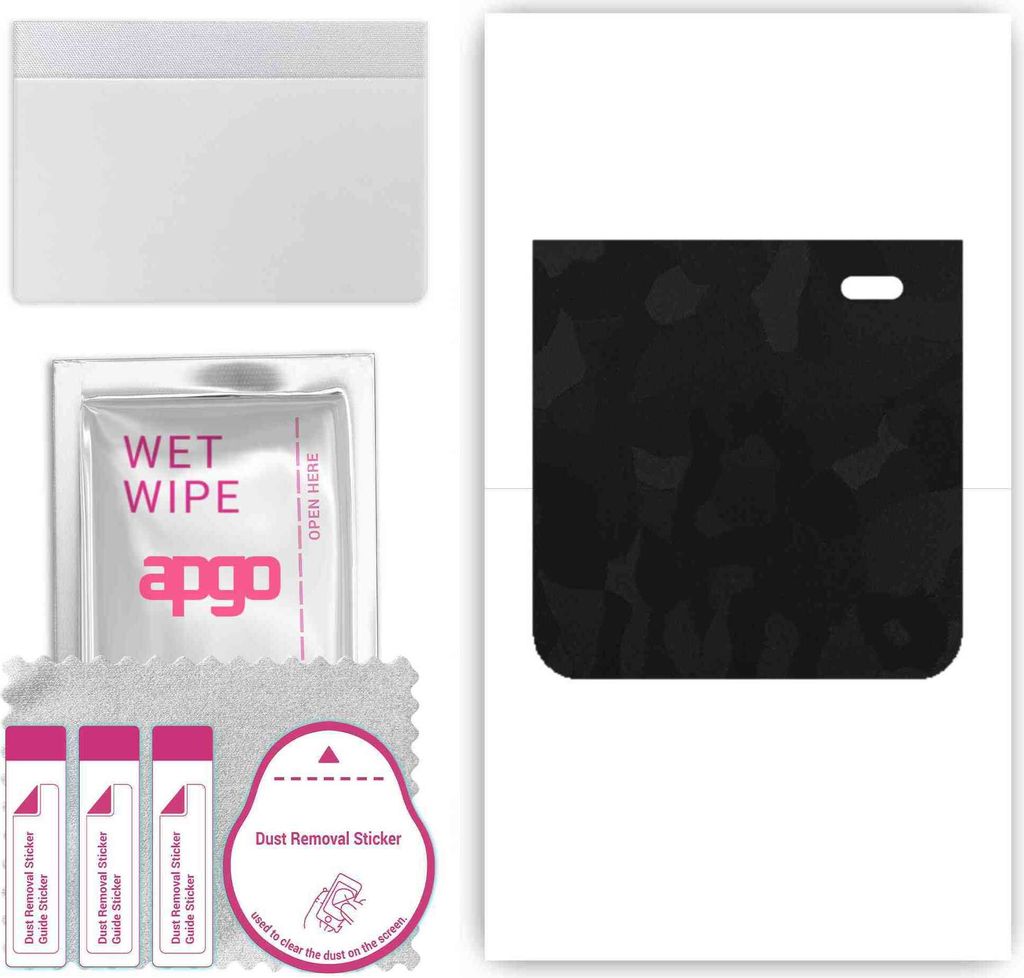 apgo Rückseite Schutzfolie, Skin, kompatibel mit Honor Magic V Flip, Hinten Displayschutzfolie aus Vinylfolie, kratzfest, einfache Montage - Schwa...