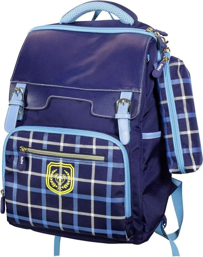 SCOOLSTAR Rucksack für Schüler | Freizeitrucksack| Daypack Kinderrucksack Backpack | 20 Liter | 700 Gramm Schulrucksack inkl. Federmäppchen BLAU