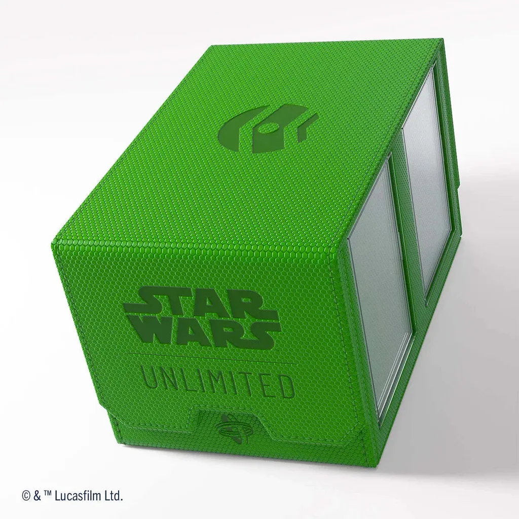 Boîte Double Deck Pod Vert Idéale pour Tournois Star Wars: Unlimited