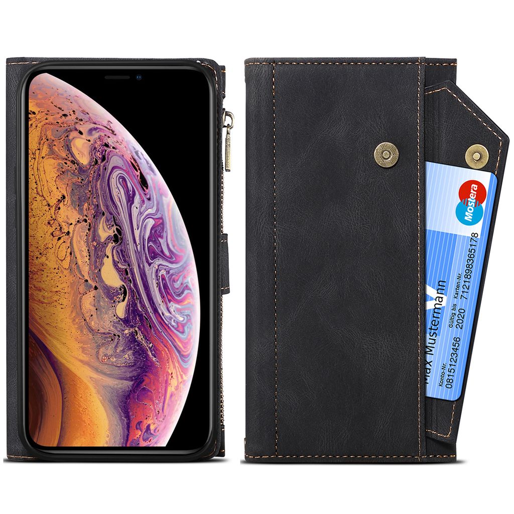 Outdoor-Handyhülle Für IPhone X/XS – Robust, Mit Standfuß & Stoßfest, Blaue Schutzhülle Mit Griffiger Oberfläche