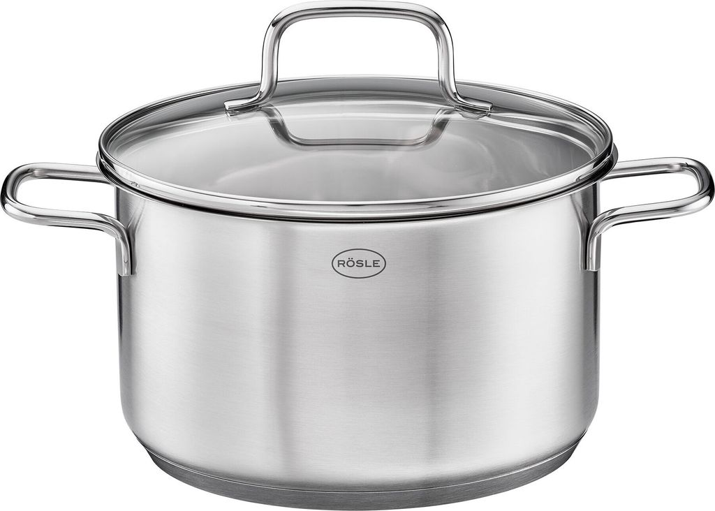 RÖSLE Kochtopf Edelstahl, Ø 24 cm, L 33.7 cm, B 25.7 cm, H Produktbild 
