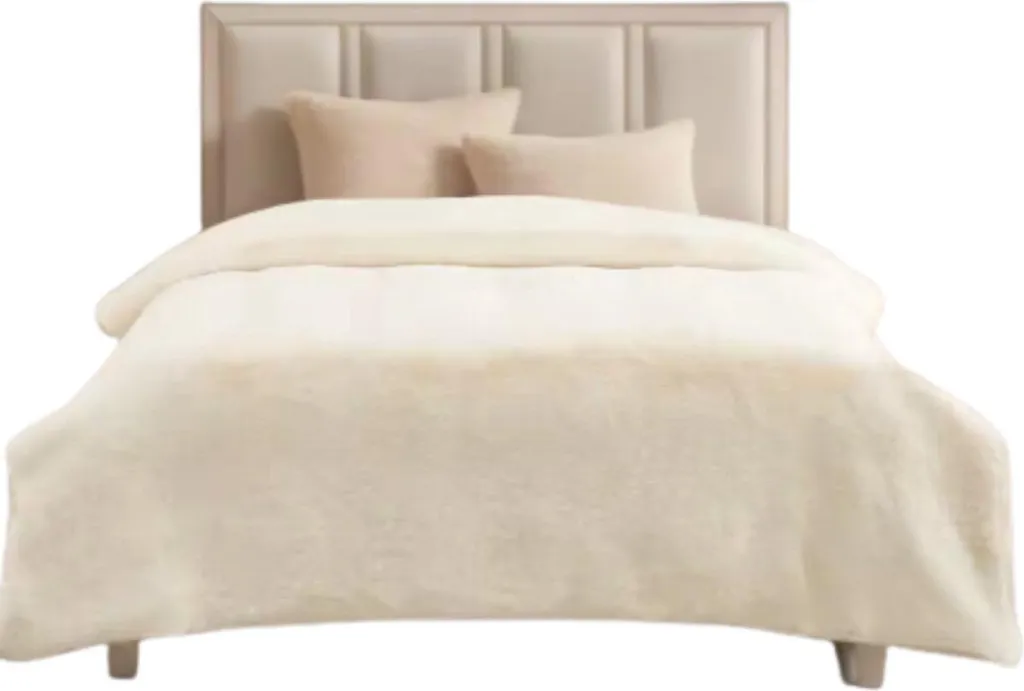 Beddensprei Fioren - Camello - 130x160 cm - Letto per 1 persona - Morbidissima coperta - Confortevole - Grigio