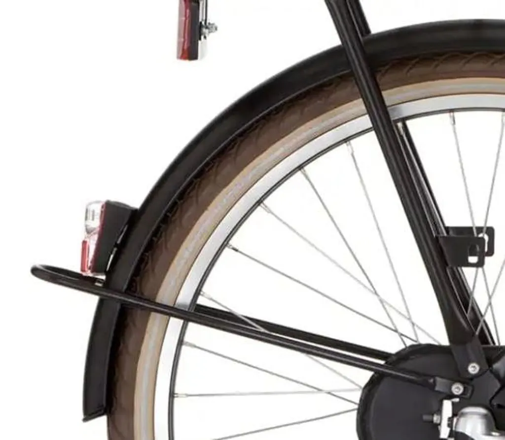 Garde-boue Arrière Cortina U4 24 Pouces en Coloris Noir Mat Intense