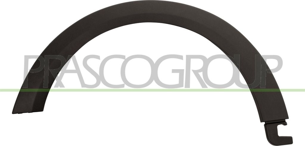 PRASCO Zier- / Schutzleiste Kotflügel Kotflügelschutz Kotflügelverbreiterung MN3121582 für MINI Schrägheck (F56)