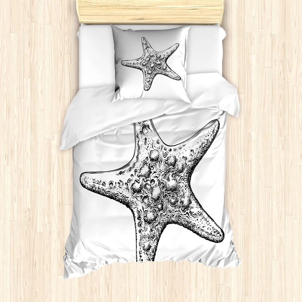 Copripiumino Starfish Sketch ABAKUHAUS Antiacaro 135x200