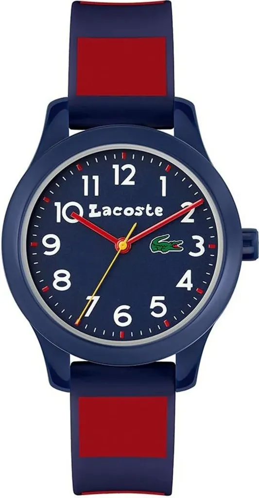 Lacoste 12.12 Kids Watch 2030035 - Montre Silicone Bleu Logo Crocodile
