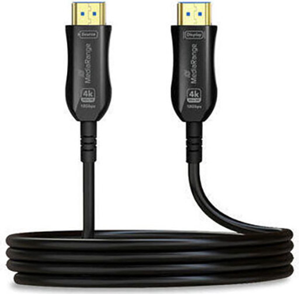 MediaRange HDMI High Speed Ethernet Kabel AOC 18Gibt/s 10m