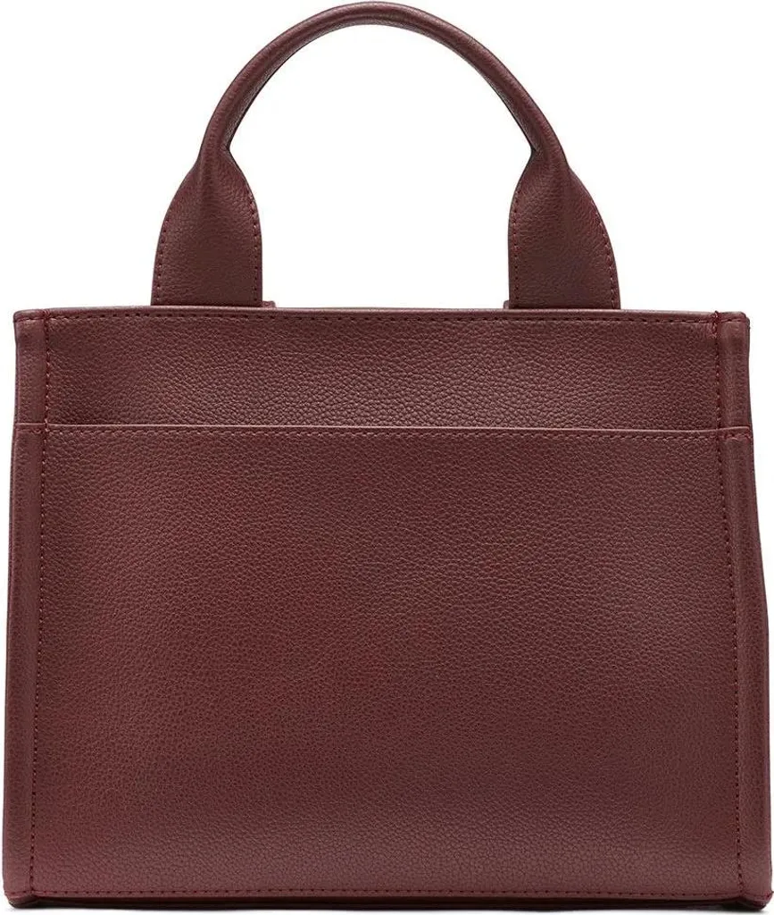 DKNY Hadlee Small Borsa Tessuto Logato Marrone - Look Ufficio - 2