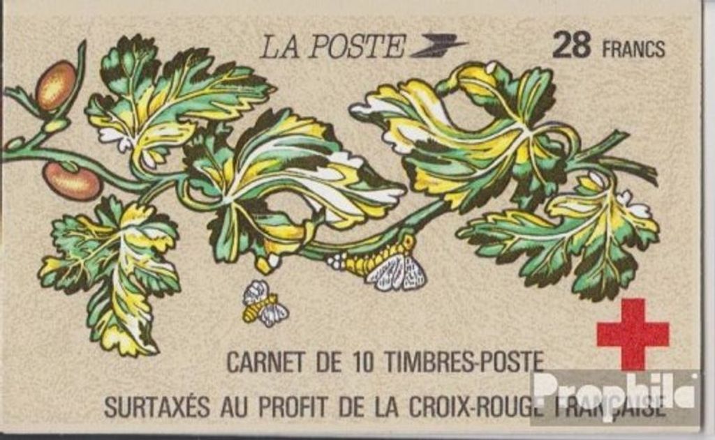 Briefmarken Frankreich 1989 Mi MH17 (kompl.Ausg.) postfrisch Rotes Kreuz