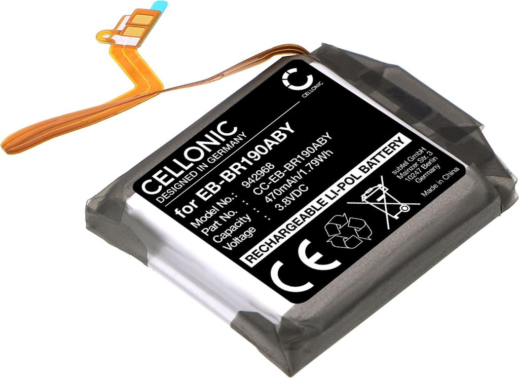CELLONIC Akku für Headset Kompatibel mit Samsung Galaxy Buds 1 Pro, EB-BR190ABY - (470mAh , 3.8V)