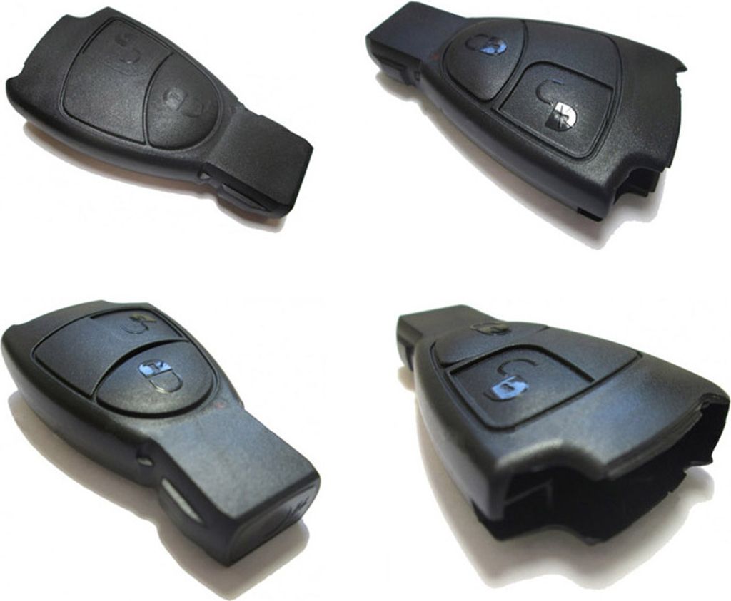 Schlüsselgehäuse 2 Tasten passend für Mercedes W202 W203 W204 CL CLK (MR03)