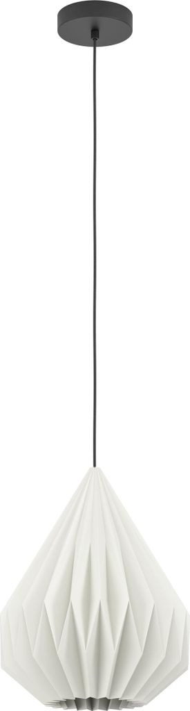 MINTING Hängeleuchte Hängelampe Pendellampe Pendelleuchte - H110 x Ø31 cm - schwarz - 1X25W exkl. - IP20