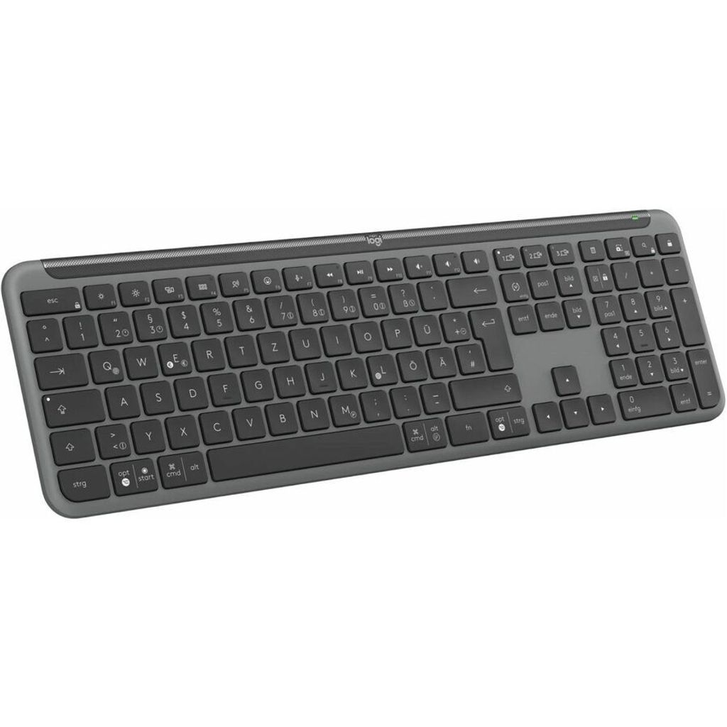 Logitech Signature Slim K950(DE) Tastatur Weiss Kabellos Produktbild 