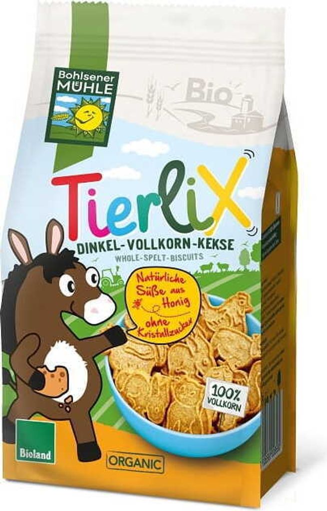 Špaldové Sušenky Pro DětiZvířátka 125 G - Bohlsener Muehle Obrázek produktu 
