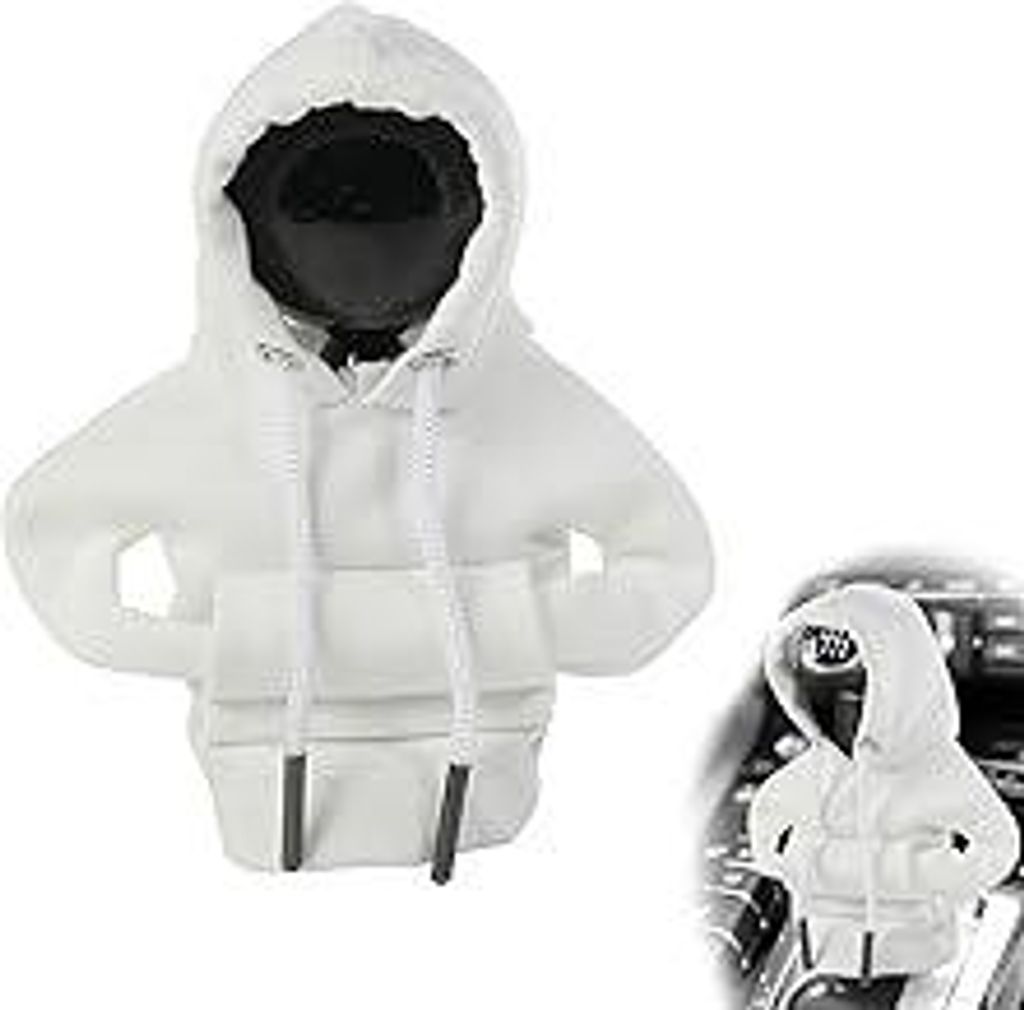 Auto Deko,Chalthebel Hoodie,Auto Deko Innenraum,Schaltknauf Abdeckung,Auto Schalthebel Abdeckung,Auto Zubehör Deko Hoodie für Schaltknauf,Auto Sc...
