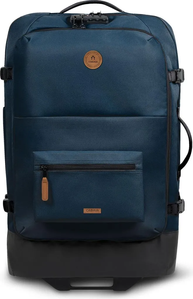 Cabaia Soft Suitcase Essentials Trolley 75L Reykjavik Bleu Marine 70cm