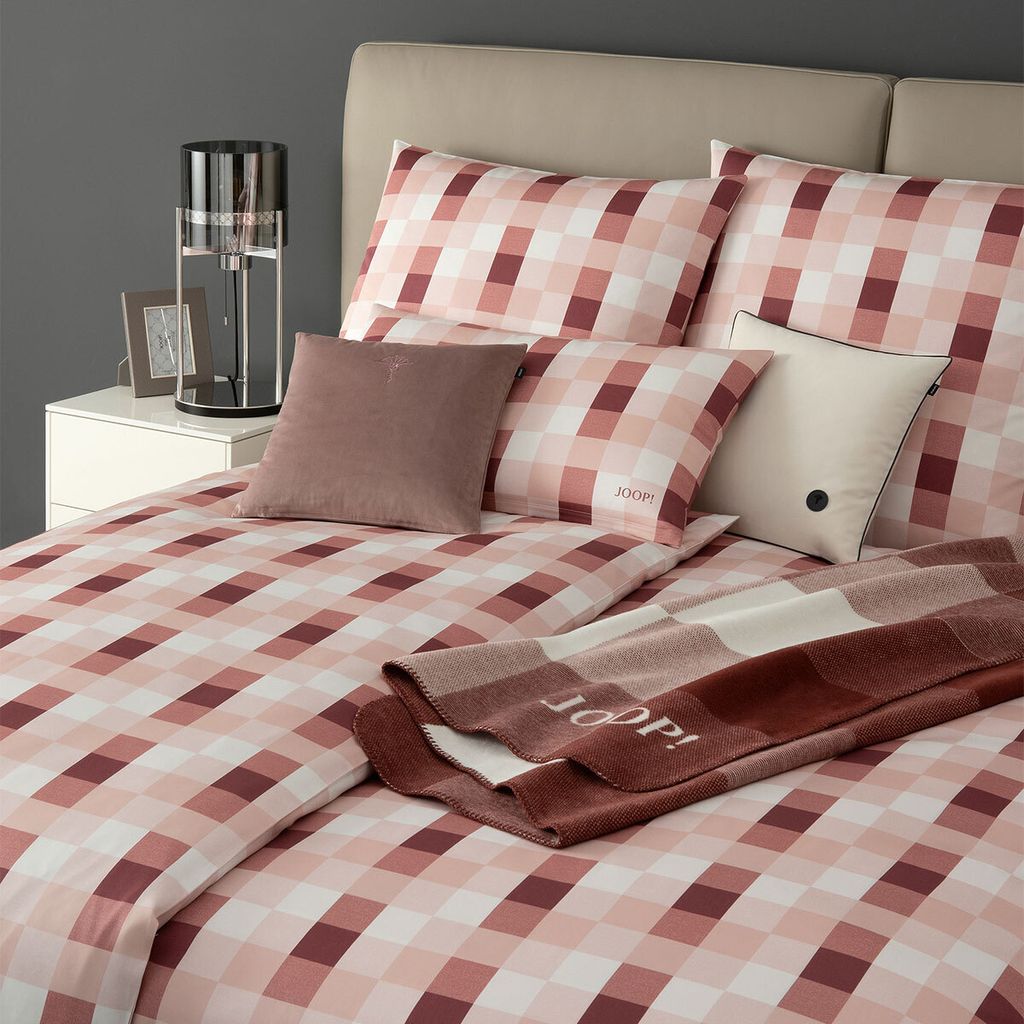 JOOP Bettwäsche Mesh blush 160x210 cm + 65x100 cm
